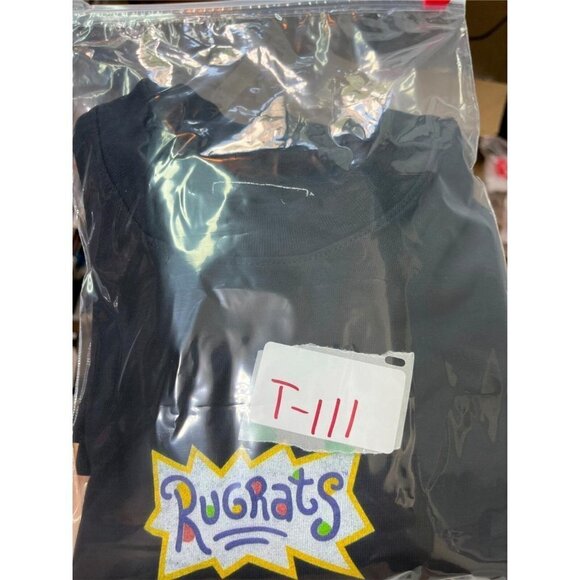Rugrats Cartoon Adult Men Women T-Shirt Tee Black Small Short Sleeve, Cotton - Picture 5 of 5